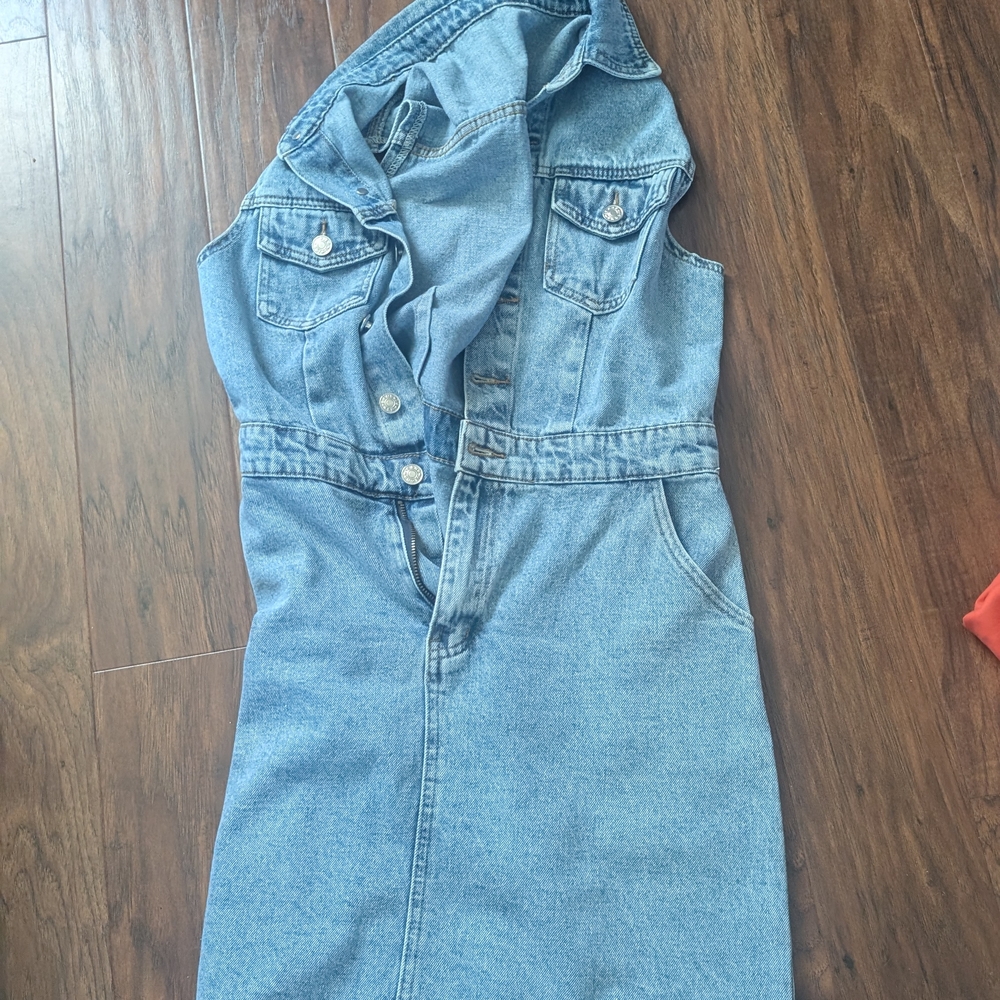 Denim Sleeveless Dress